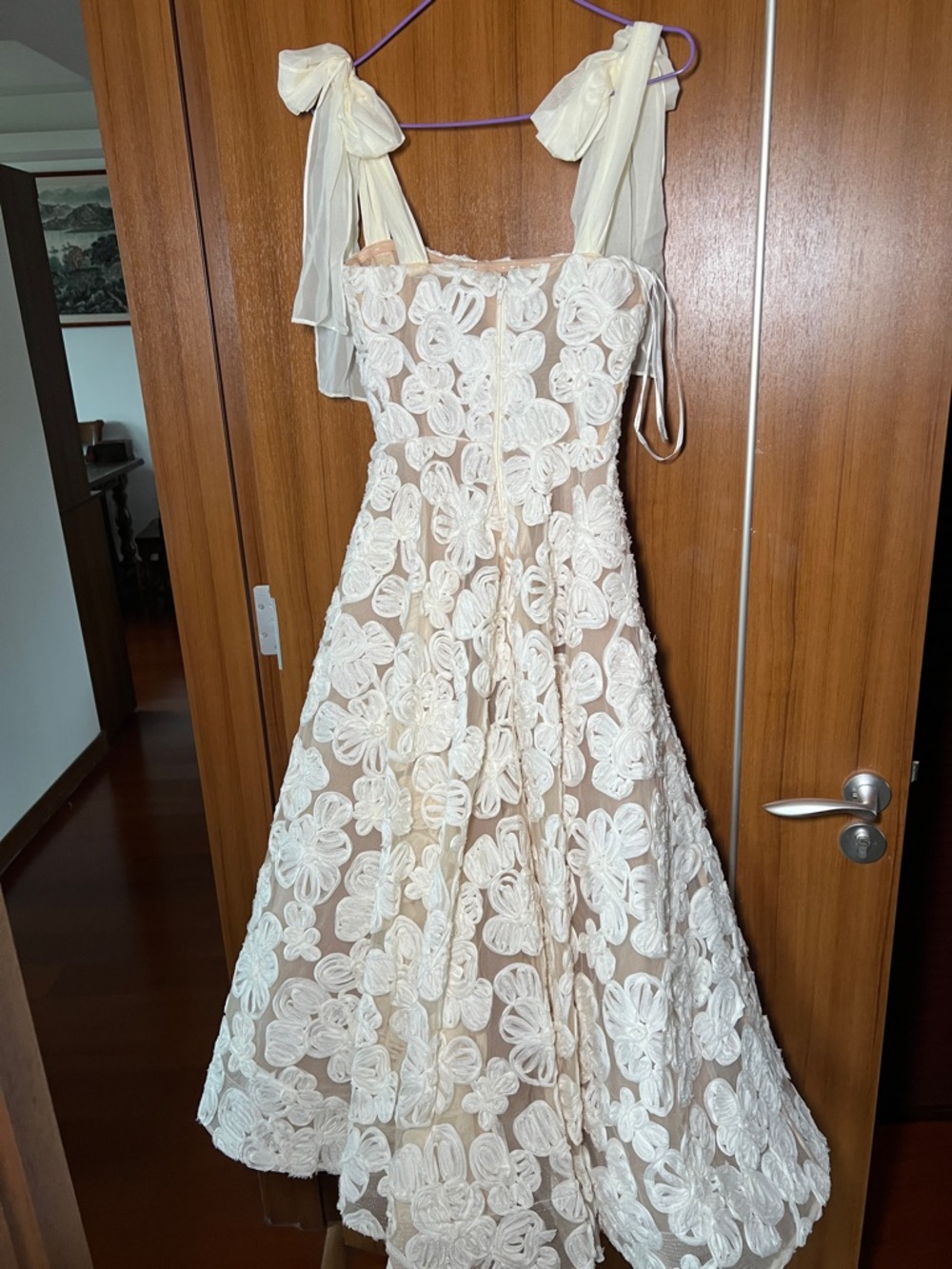 Bronx & Banco Sabrina White Midi Dress XS - Picture 14 of 17